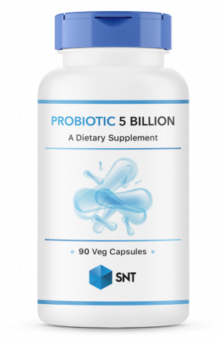 SNT Probiotic 5 Billion, Пробиотик 5 миллиардов, 90 капсул