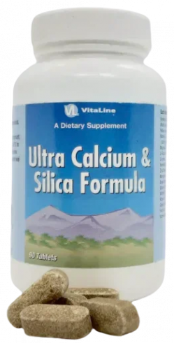 VitaLine Ultra Calcium &amp; Silica Formula, 90 таб
