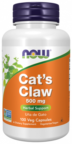 NOW Cat's Claw, Кошачий коготь, 100 капсул