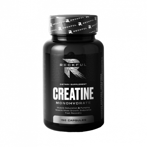 Reckful Creatine Monohydrate, Креатина Моногидрат, 150 капсул