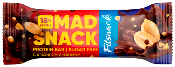 Fitsnack Батончик глазированный Mad Snack, 45 грамм