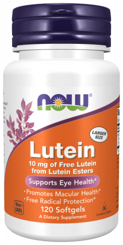 NOW Lutein Esters, Лютеин Эстерс, 120 капсул
