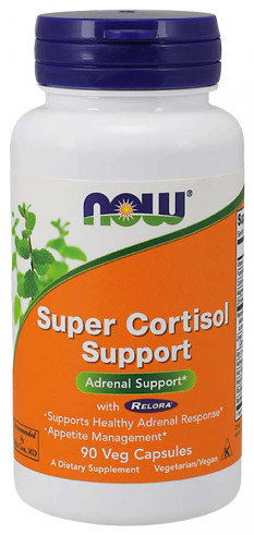 NOW Super Cortisol Support, Супер Саппорт, 90 капсул