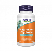 NOW Magnesium Glycinate, Магния Глицинат, 90 таблеток