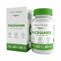 Natural Supp Niacinamide, Никотинамид, 60 капсул