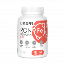 Ultrasupps Iron, Железо, 60 капсул