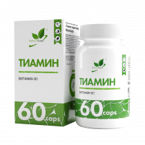 Natural Supp Thiamine hydrochloride, Тиамин Гидрохлорид, 60 капсул