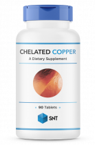 SNT Chelated Copper, Хелатированная медь, 90 таблеток