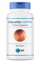 SNT Chelated Copper, Хелатированная медь, 60 таблеток