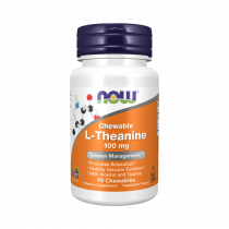 NOW L-Theanine 100 mg, L-Теанин 100 мг, 90 таблеток