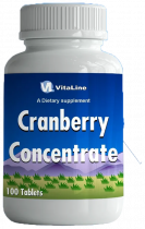 VitaLine Cranberry Concentrate, Концентрат клюквы, 100 таблеток